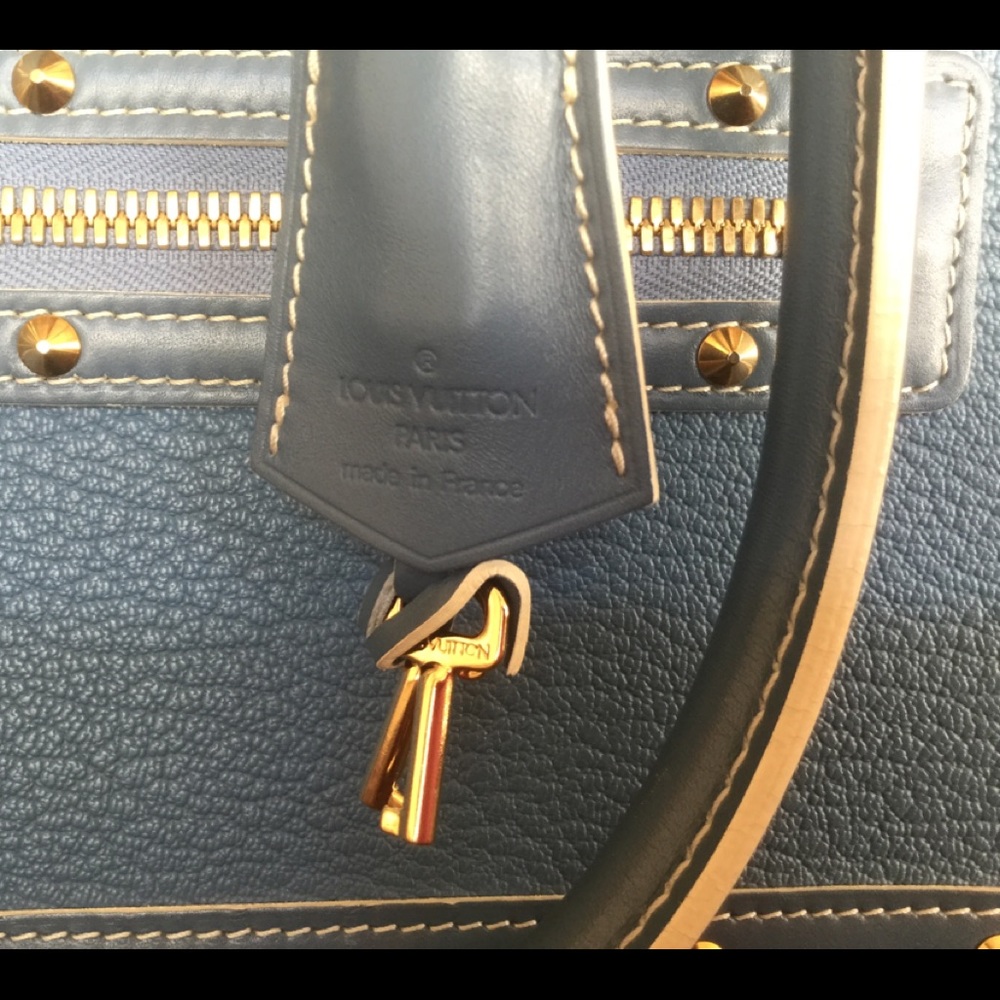 LOUIS VUITTON Auth Suhali Le Fabuleux Blue — EUC